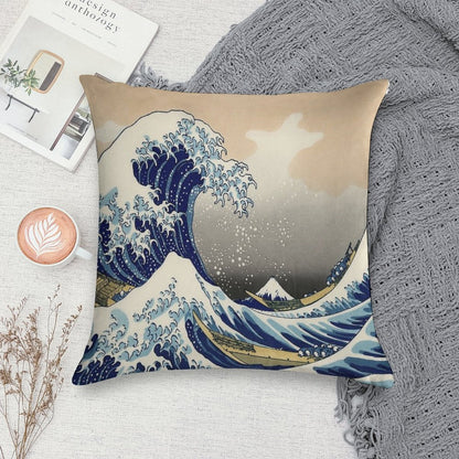 Great Wave Soft Ultra-Soft Texture Throw Pillow
