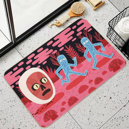 Running from Nightmares  Long-Lasting Bath Mat
