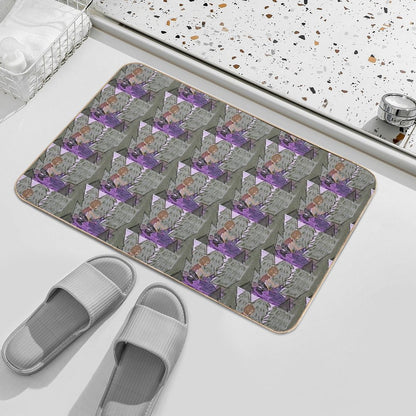 Sigrid And The Wolverine  Easy Maintenance Bath Mat