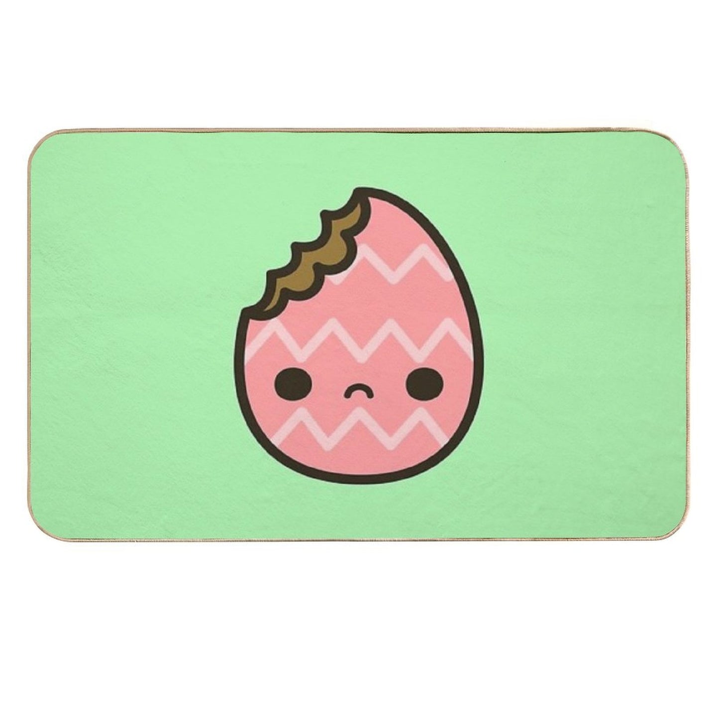 Sad Easter Egg  Rapid-Drying Bath Mat