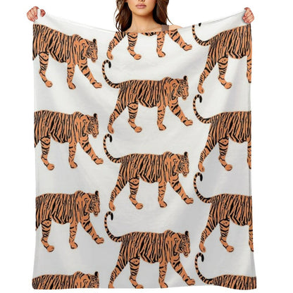Tiger Travel-friendly Throw Blanket