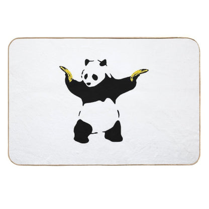 Bad Panda Stencil  Odorless Bath Mat