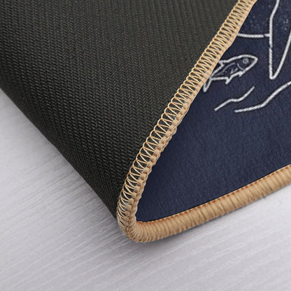 Please Keep Our Sea Plastic Free - Marine Animals  Dirt-Trapping Bath Mat