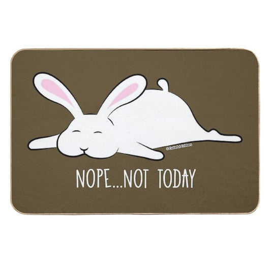Nope, Not Today - Bunny  Multi-Purpose Bath Mat