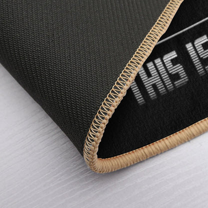 Mando Silhouette This Is The Way  Stain-Proof Bath Mat