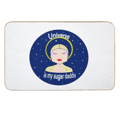 Universe Is My Sugar Daddy  High-Traffic Bath Mat