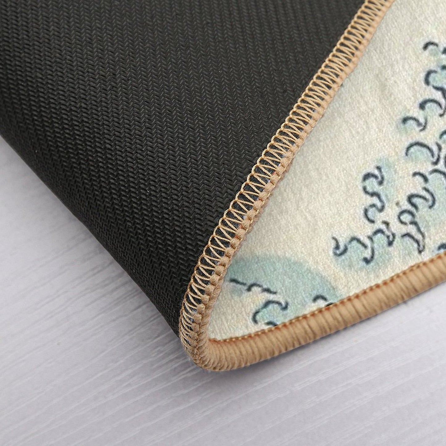 Kanagawa Oki Nami Ura  The Great Wave  Slip-Resistant Bath Mat