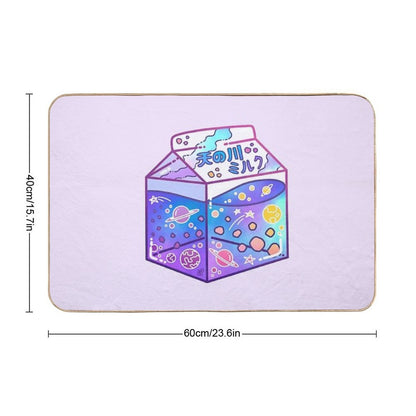Milky Way Milk Carton  Eco-Friendly Bath Mat
