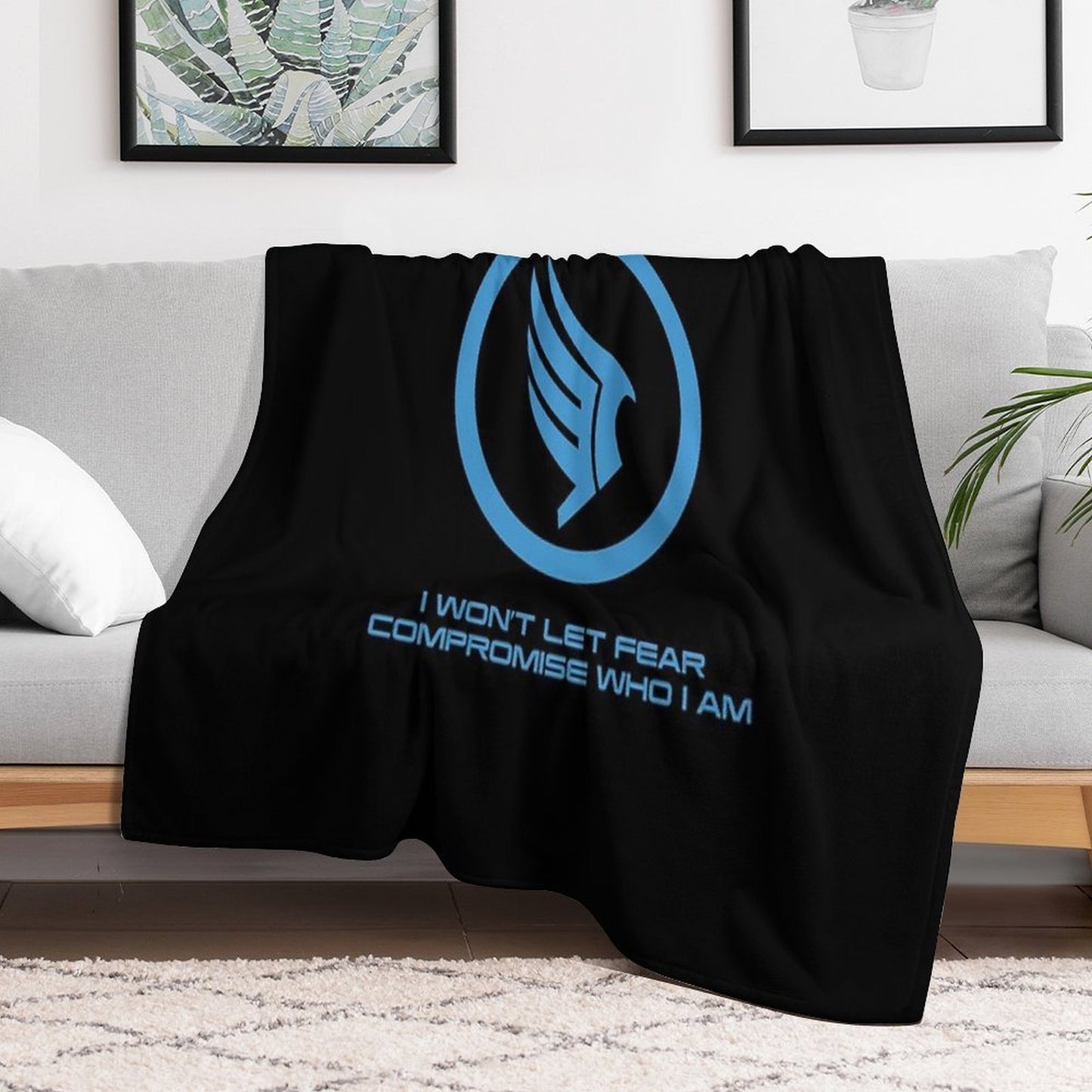 Mass Effect Commander Shepard Paragon Quote All-season Throw Blanket