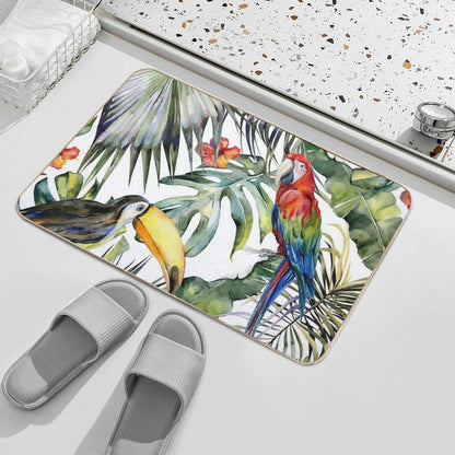 TROPICAL JUNGLE  Stain-Proof Bath Mat