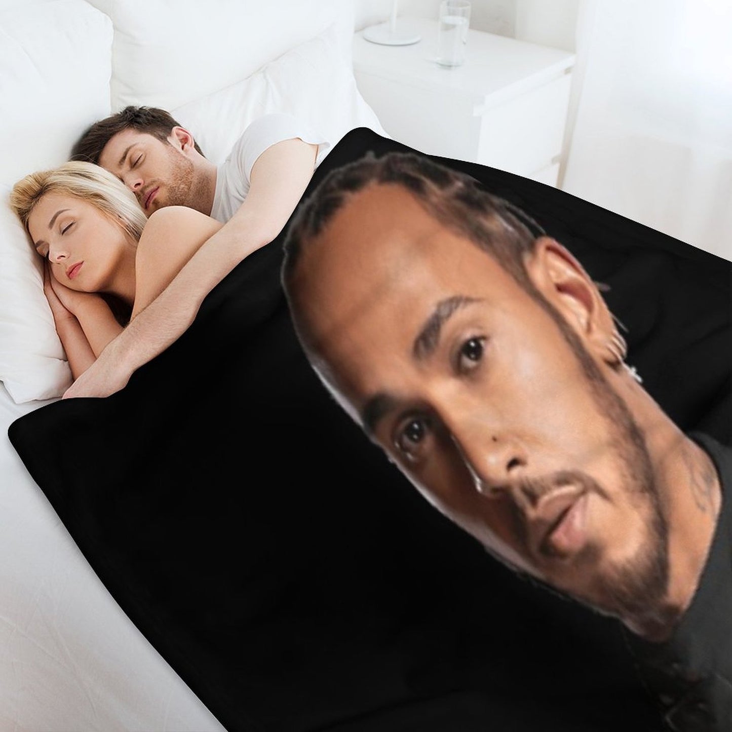 Lewis Hamilton All-season Throw Blanket
