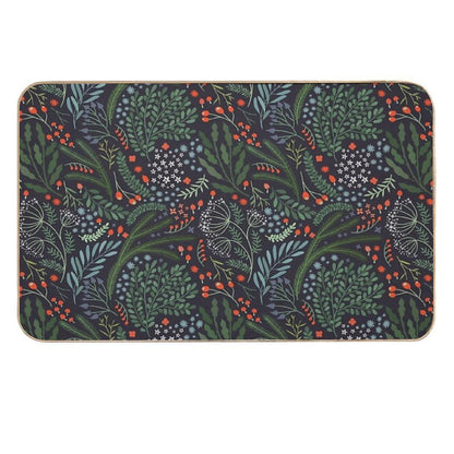 Night Florals  High-Traffic Bath Mat