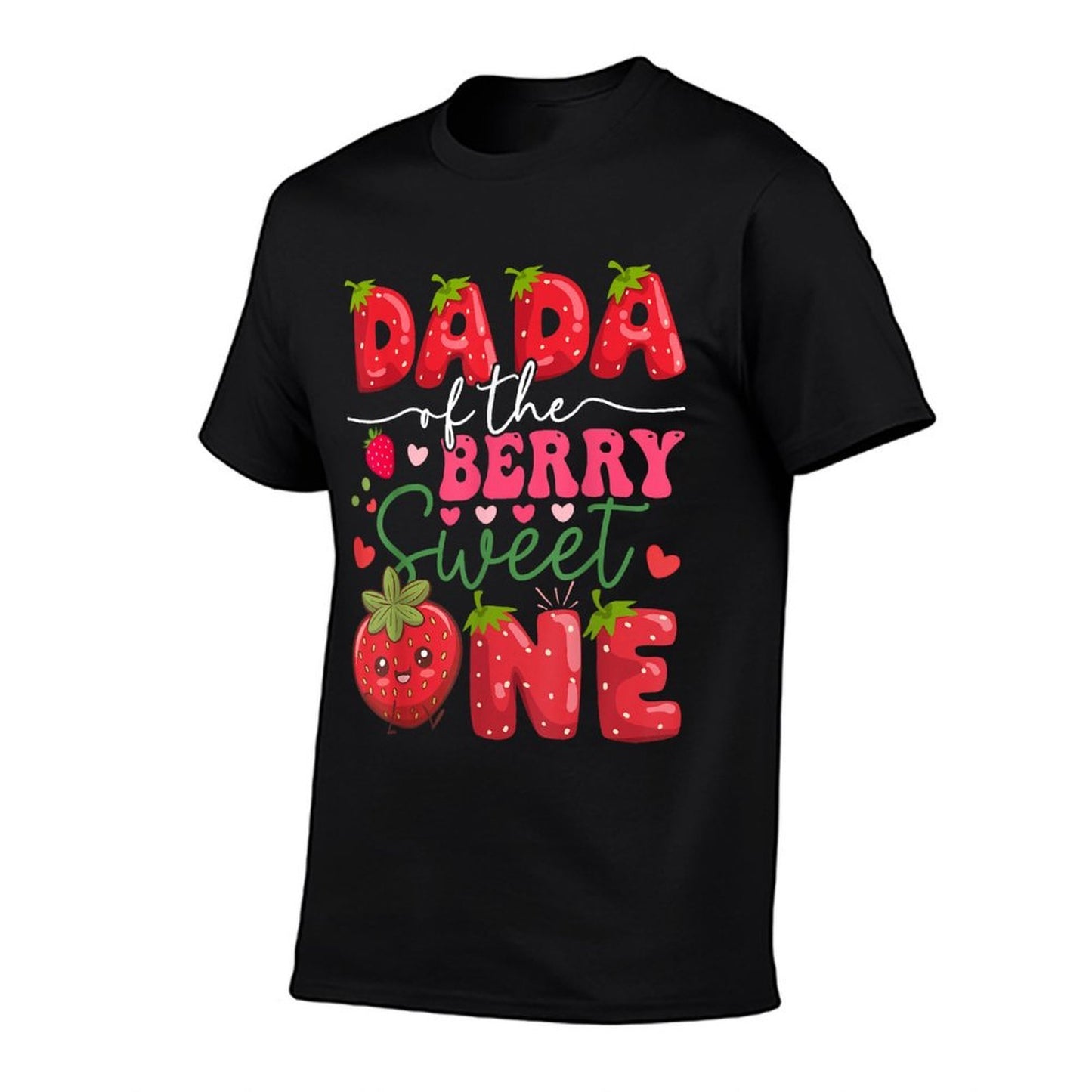 Dada Of The Berry Sweet One Strawberry 1St Birthday  Relaxed-fit T-Shirt
