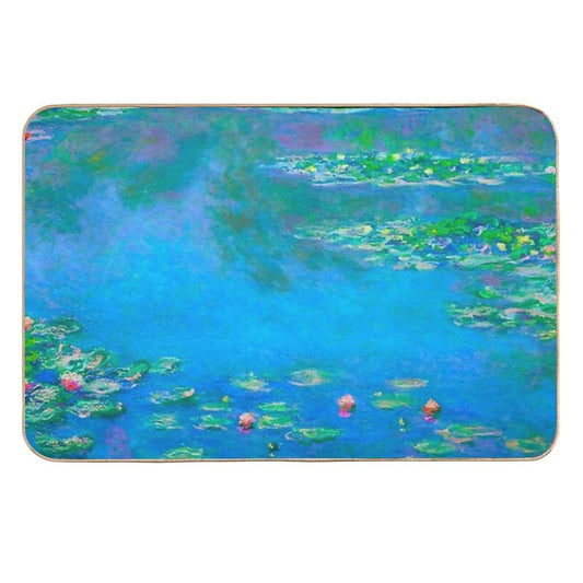 Claude Monet - Water Lilies,blue Water Lilies ,No.2,  Odorless Bath Mat