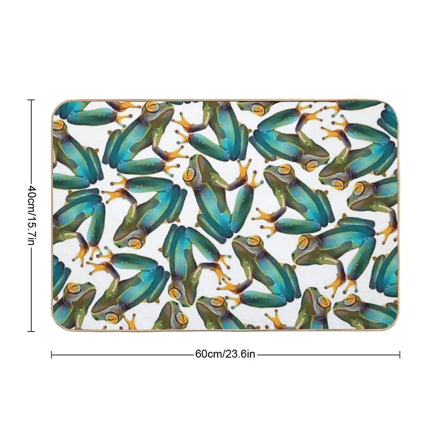 Enchanted Frogs Durable Bath Mat