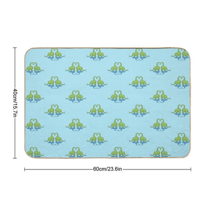 Dino Love  Odorless Bath Mat