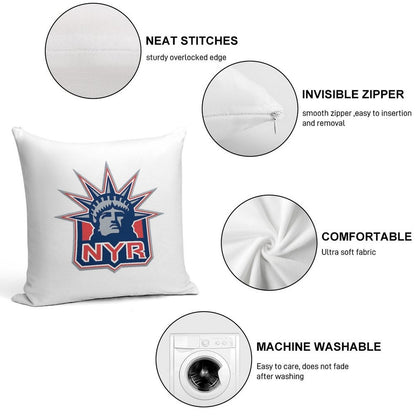 NYR Alternate Soft Anti-Pilling Throw Pillow
