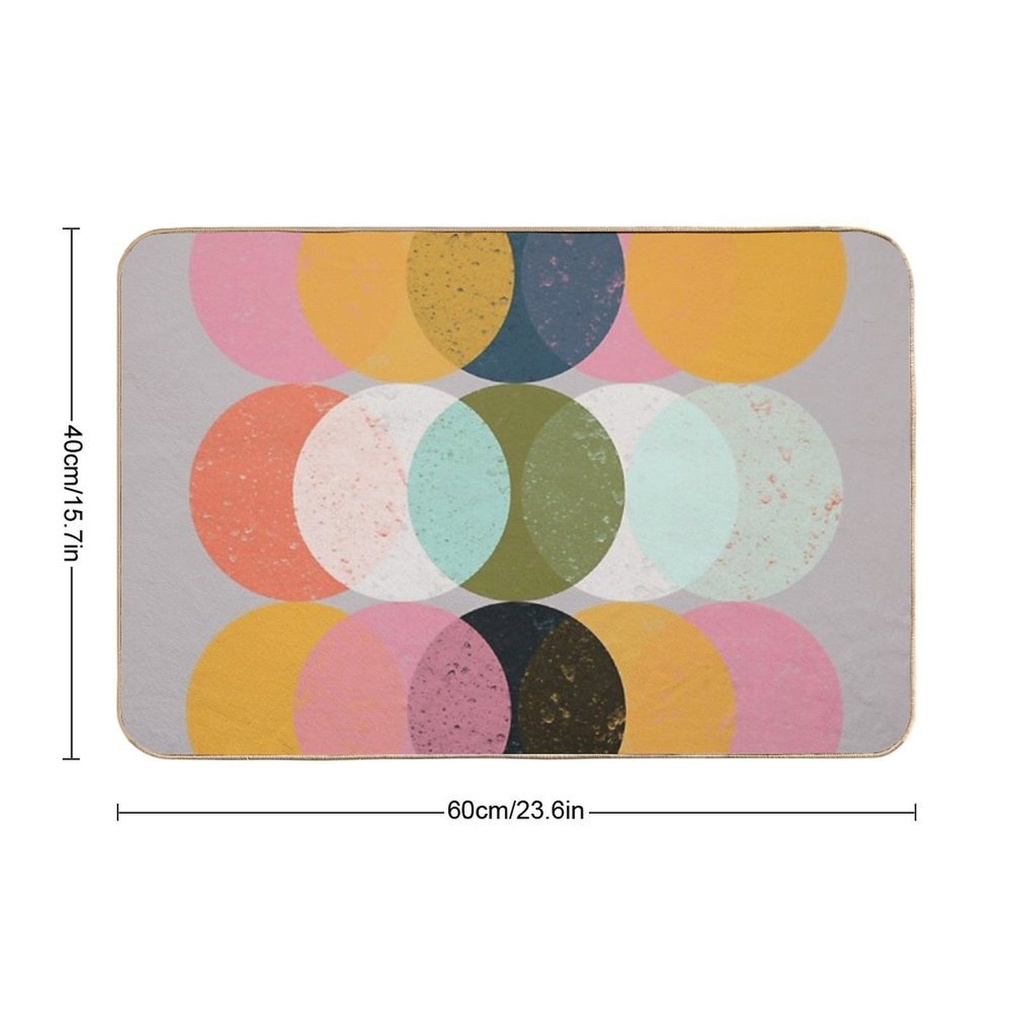 Moods & Moons  Fade-Resistant Bath Mat