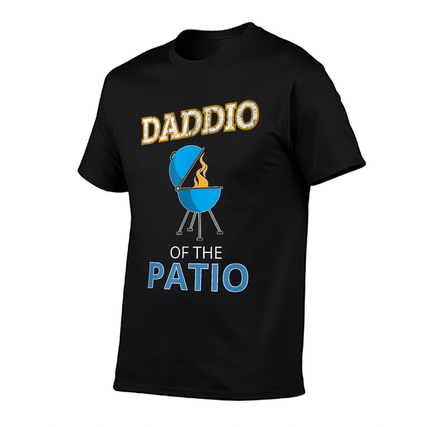 Funny Daddio Of The Patio Fathers Day BBQ Grill Dad  Relaxed-fit T-Shirt