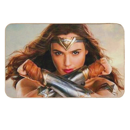 Woman in The Cute Strongs  Fade-Resistant Bath Mat