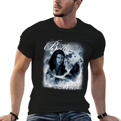 Twilight Saga Retro Jacob Wolf Moon Loca Movie  Odor-resistant T-Shirt