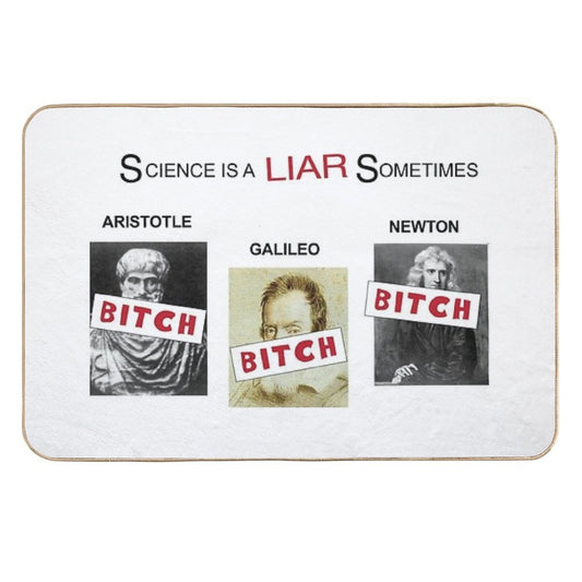 Science Is A Liar Sometimes - It's Always Sunny in Philadelphia  Dirt-Trapping Bath Mat