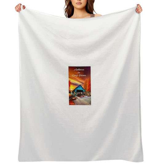 Long Grove, IL Sustainable Throw Blanket