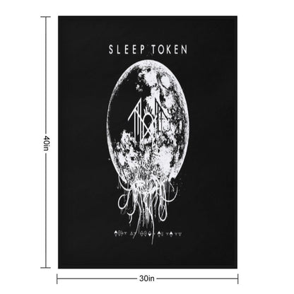 Pure Metal Roars Through The Blazing Storm - Original Sleep Token Music Merchandise Comfort Throw Blanket