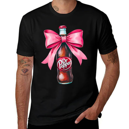 DR. PEP. Soda Lover Bow Coquette Trendy Aesthetic  Soft T-Shirt