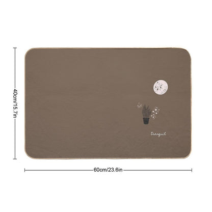 Tranquil.  Easy Maintenance Bath Mat