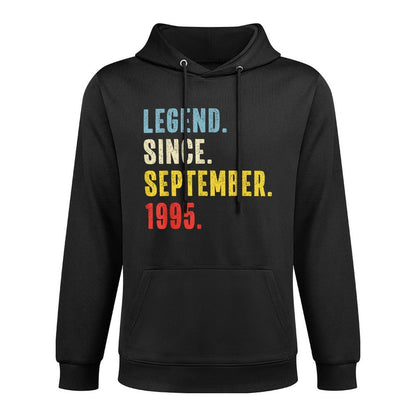 30 Year Old Legend Since September 1995 Retro 30th Birthday Pilling-Resistant Hoodie