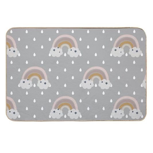 Copy of Tea Party Floral - Pastel  Multi-Purpose Bath Mat