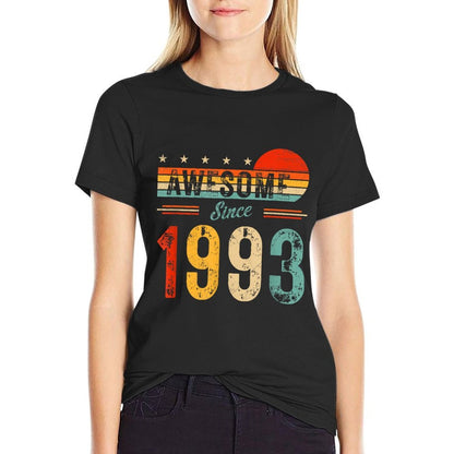 Vintage 1993 Funny 30 Years Old Men And Women 30th Birthday  Durable T-Shirt