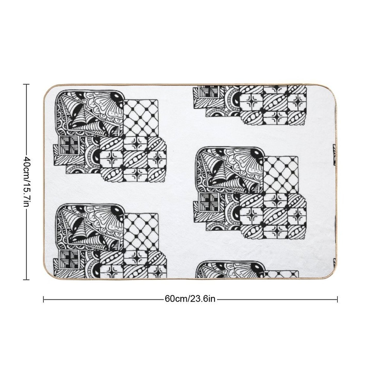 Fusion  Slip-Resistant Bath Mat