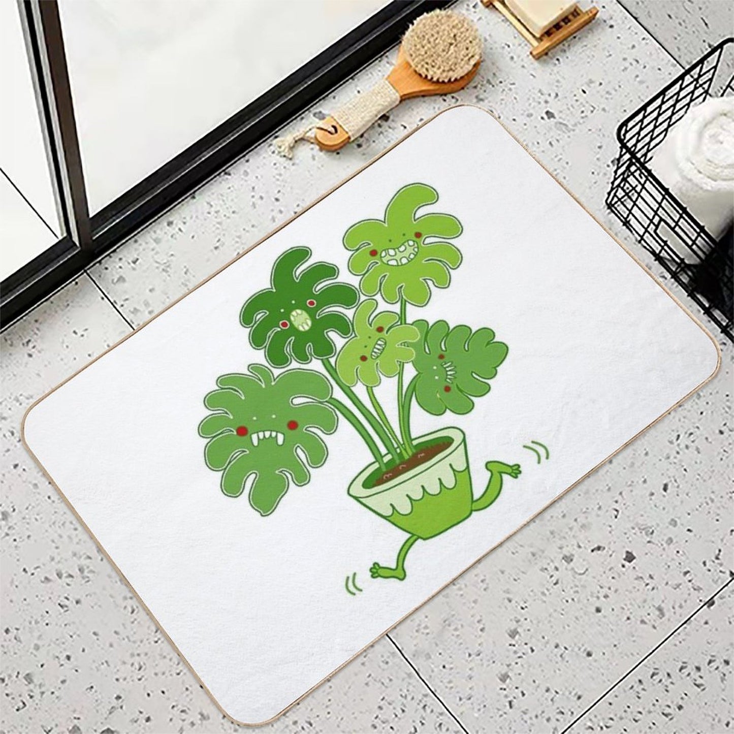 Monstera Monstera Durable Bath Mat