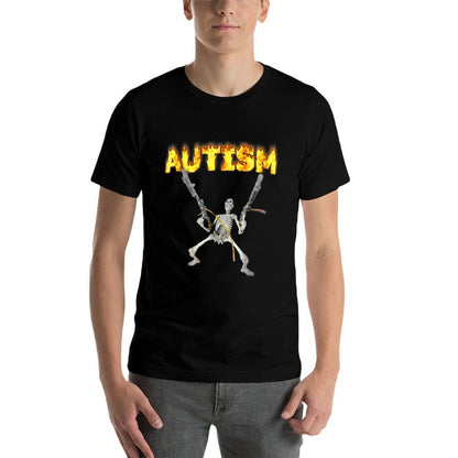 Autism Skeleton Meme  Vintage-inspired T-Shirt