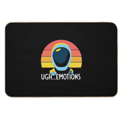 Murderbot Diaries Ugh...Emotions  Odorless Bath Mat