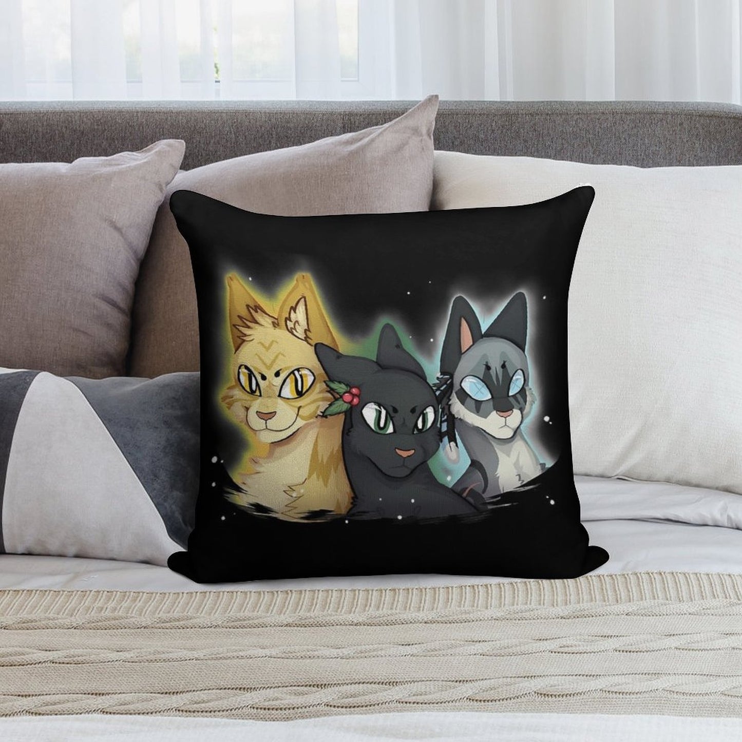 Power of Three Soft Style Accent Throw Pillow