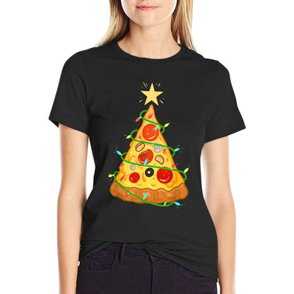 Pizza Christmas Tree Pizza Lover Gift  Moisture-wicking T-Shirt