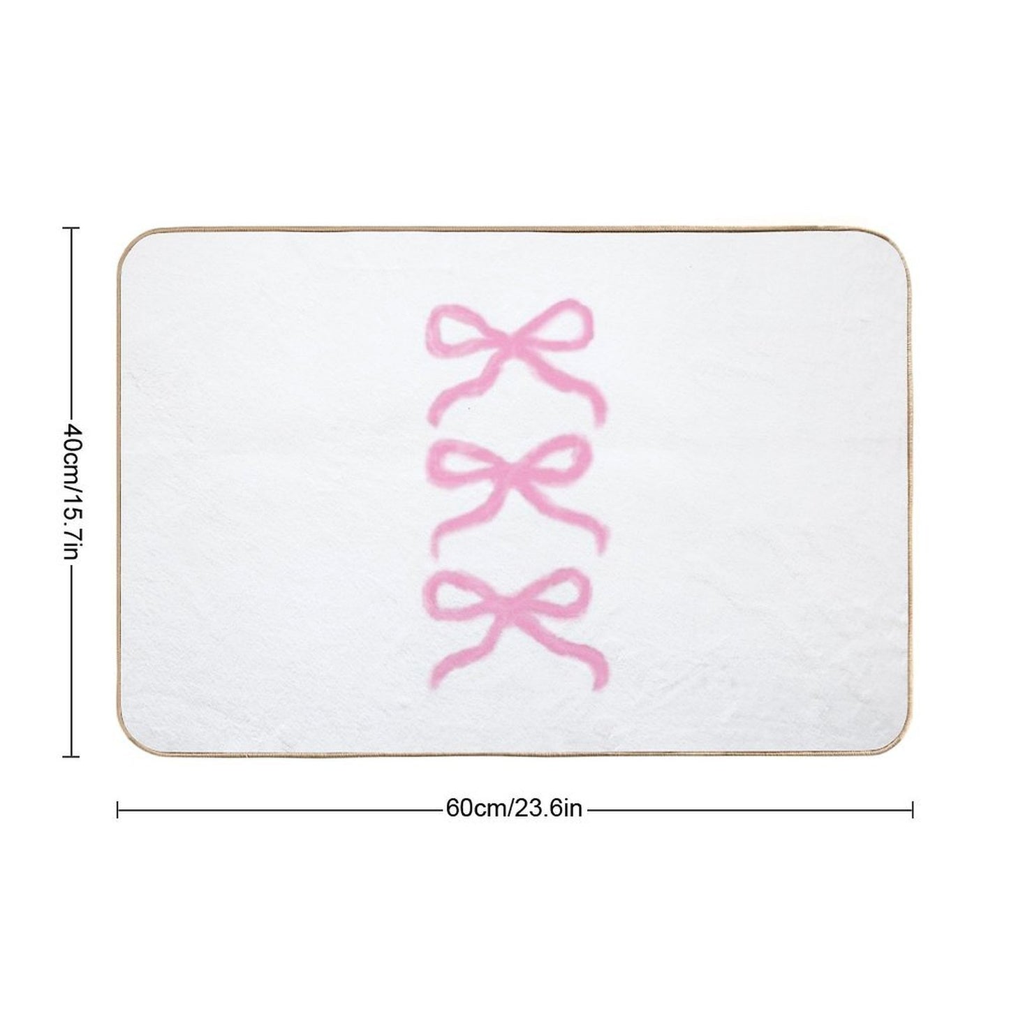 Bow  Slip-Resistant Bath Mat