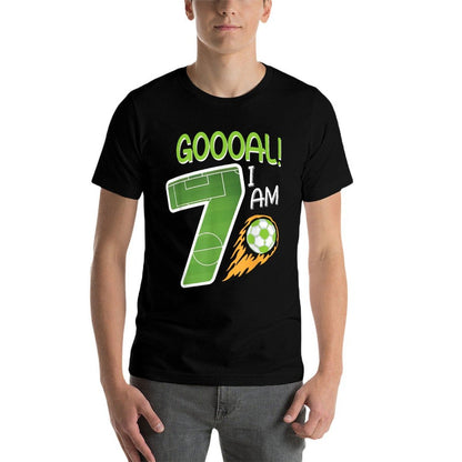 Soccer I'm 7 Years Old Boy Birthday  Odor-resistant T-Shirt