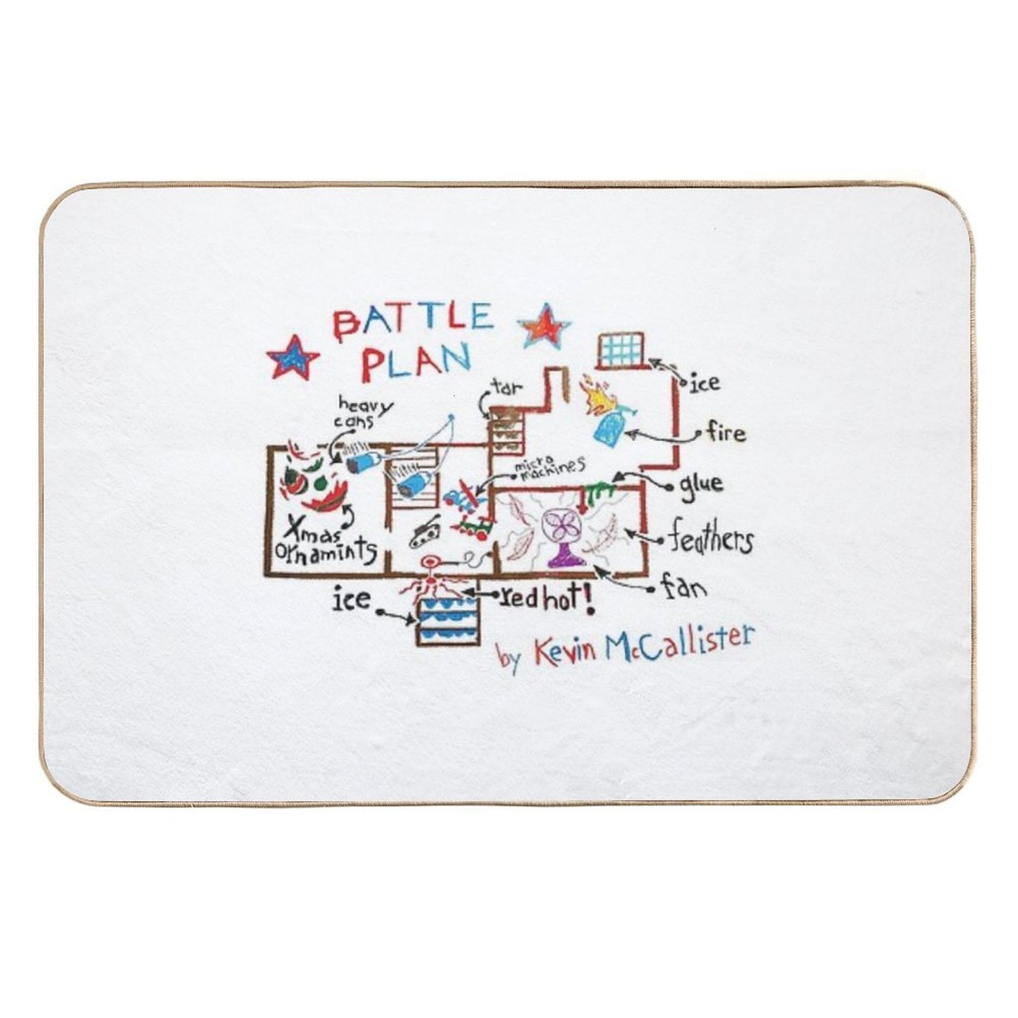 Home Alone  Pet-Safe Bath Mat