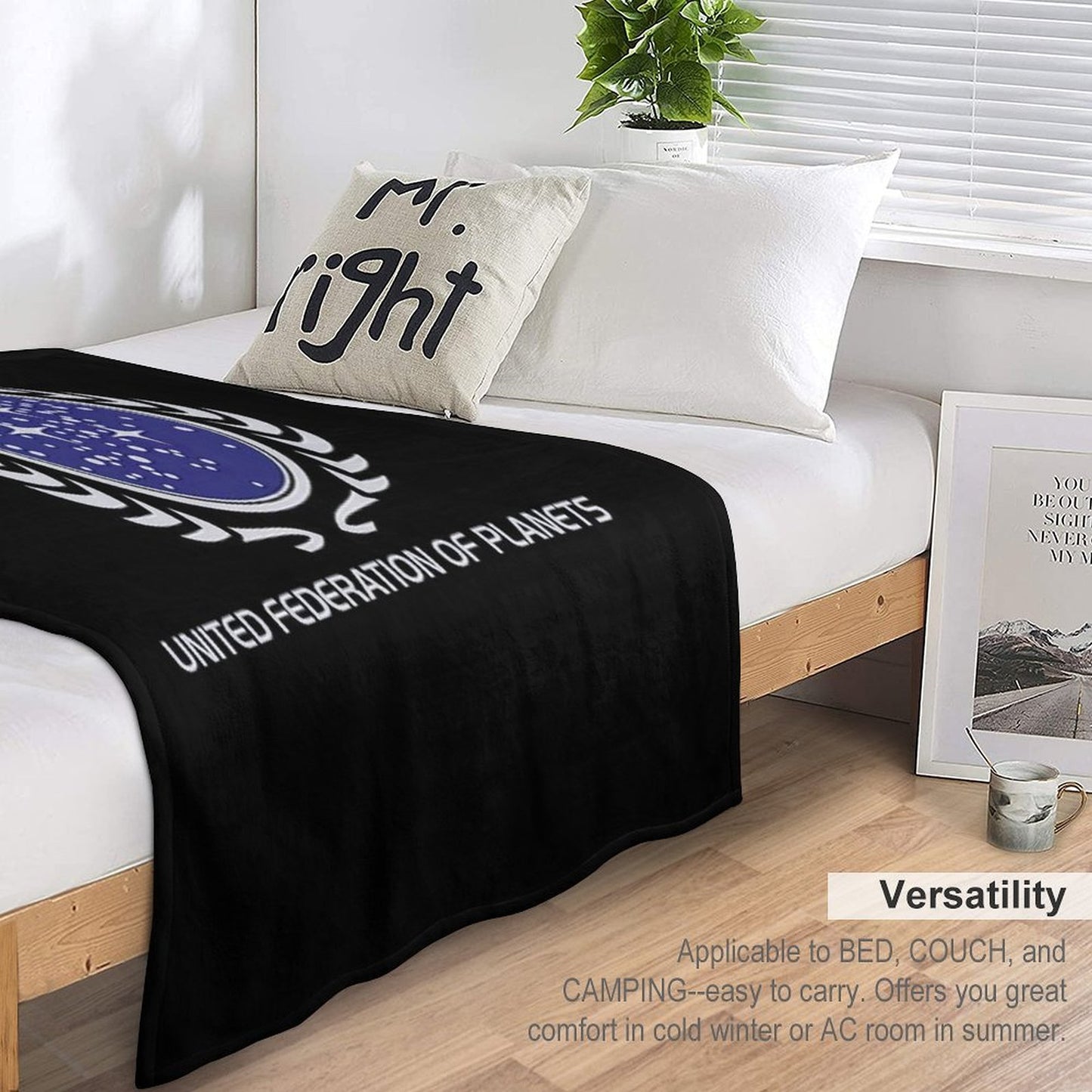 United Federation of Planet Quick-dry Throw Blanket