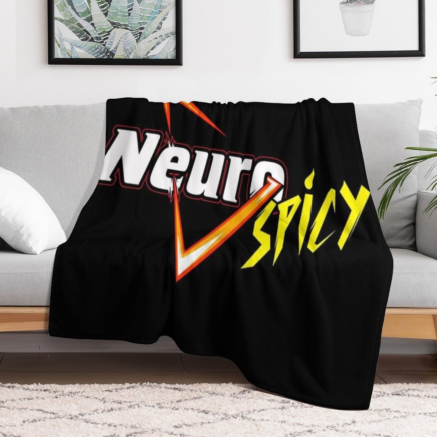 NeuroSPICY Travel-friendly Throw Blanket