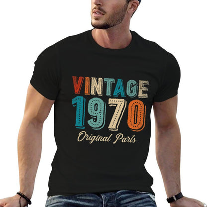 50th Birthday Tshirts For Men Women - Original Vintage 1970 Premium  Versatile T-Shirt
