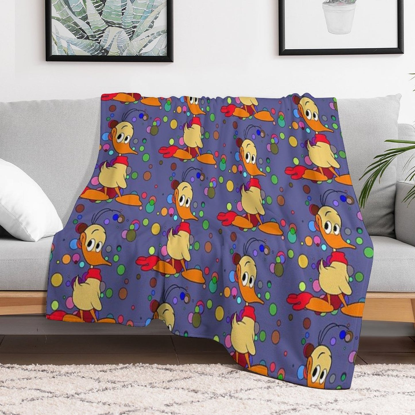 Alfred J. Quack Velvety-soft Throw Blanket