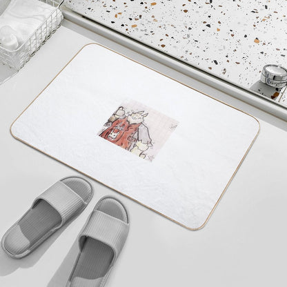 The Fluffy Rat Chief  Non-Slip Bath Mat
