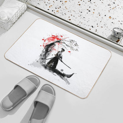Japanese Samurai  Repositionable Bath Mat