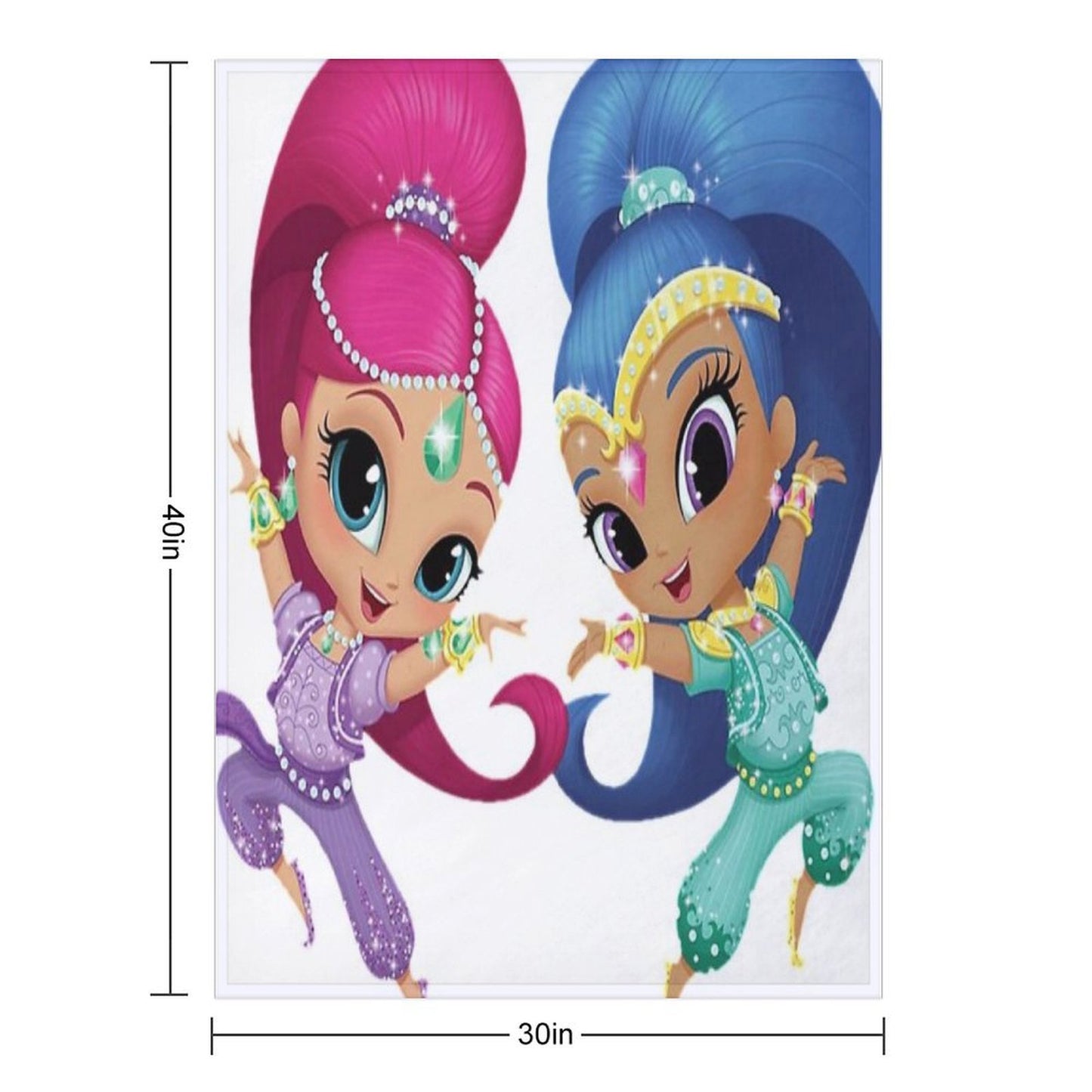 Shimmer And Shine Pillow Lightweight Throw Blanket