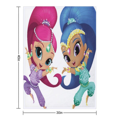 Shimmer And Shine Pillow Lightweight Throw Blanket